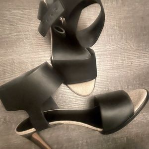 Vince Leather Heels Sandals